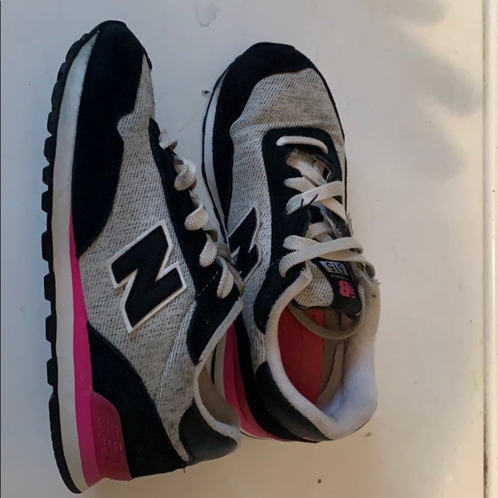 Kids New Balance 515’s size 2 black/gray/pink
